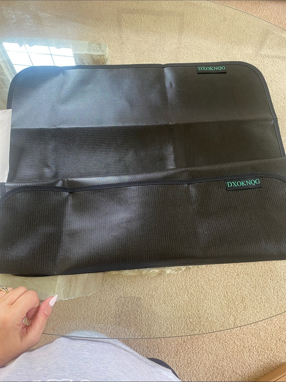 Black Kitchen Utensil Roll Organizer